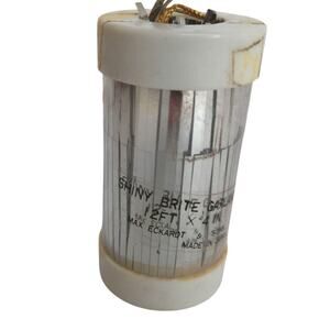 Vintage Shiny Brite Christmas Silver Tinsel Garland 12 Feet